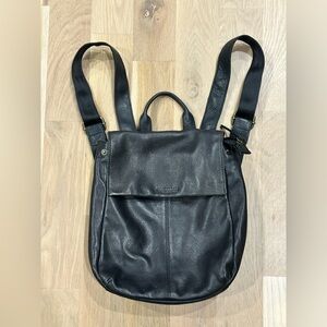 American Leather Co. Liberty black leather backpack